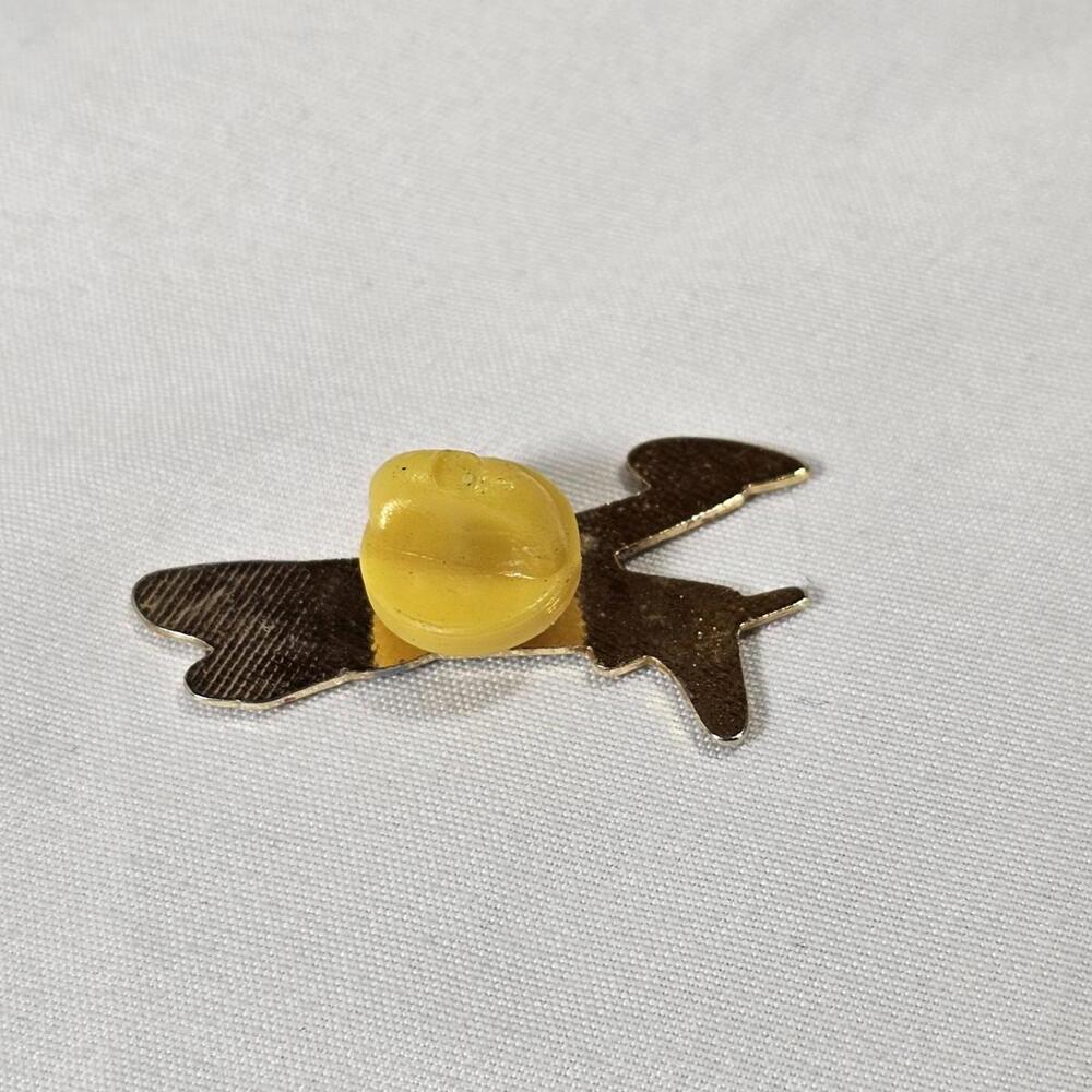 Vintage P-80 SHOOTING STAR LAPEL HAT PIN US AIR FORCE FIGHTER JET - Picture 3 of 4